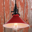 Потолочный светильник в стиле лофт LP-14 красный