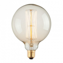 Лампа Эдисона E27 G125-40W 2700K Amber 220V